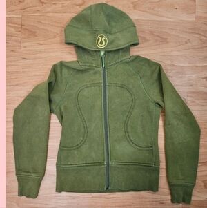 Lululemon - Very Green Scuba Full-Zip Hoodie